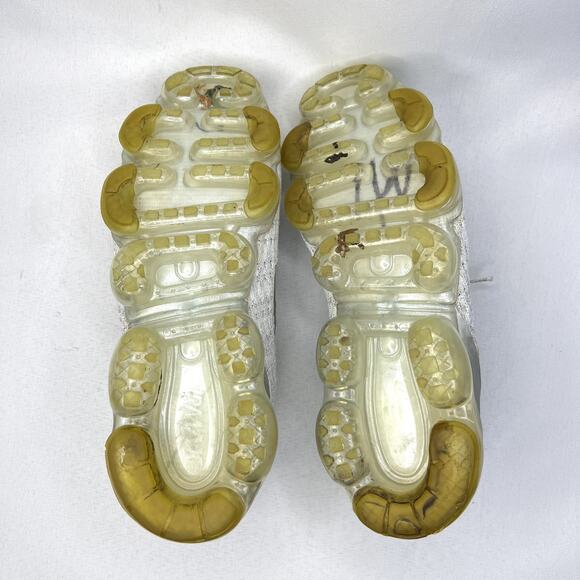 Nike Air VaporMax Flyknit 3 Womans 9.5 Mens 8 Running Shoes Pure Platinum - Picture 9 of 14